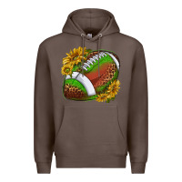 Coffee footballwithsunflowers Premium Hoodie - texasbilliewilder
