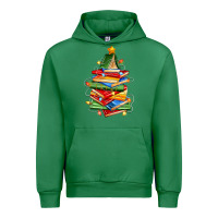 Emerald book christmas tree Urban Hoodie - Zillion Design Studio