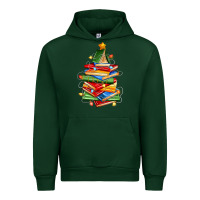 Foreset Green book christmas tree Urban Hoodie - Zillion Design Studio