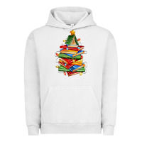 Pigment Lunar Rock book christmas tree Urban Hoodie - Zillion Design Studio