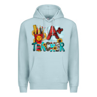 Blue Mist a  teacher Premium Hoodie - Zillion Design Studio