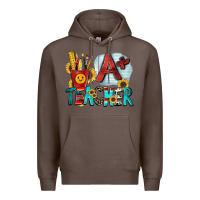 Coffee a  teacher Premium Hoodie - Zillion Design Studio