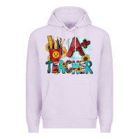 Lilac a  teacher Premium Hoodie - Zillion Design Studio