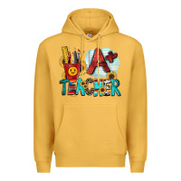 Mustard a  teacher Premium Hoodie - Zillion Design Studio