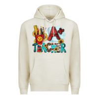 Oatmeal Heather a  teacher Premium Hoodie - Zillion Design Studio