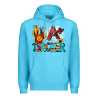 Ocean Blue a  teacher Premium Hoodie - Zillion Design Studio