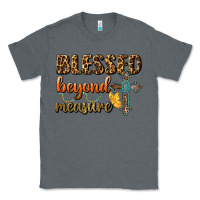 Charcoal Heather Blessed Beyond Measure Classic Tee - BundleAndBundleShop