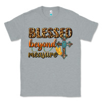 Heather Grey Blessed Beyond Measure Classic Tee - BundleAndBundleShop