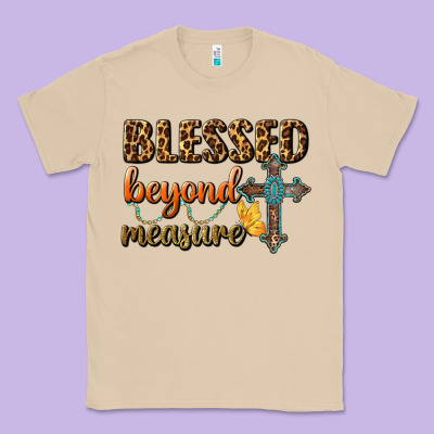 Blessed Beyond Measure Classic Tee Designed By Bundleandbundleshop
