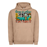 Pigment Burro home is where  you park it Urban Hoodie - texasbilliewilder