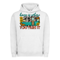 Pigment Lunar Rock home is where  you park it Urban Hoodie - texasbilliewilder