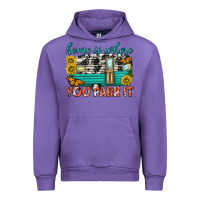 Tulip home is where  you park it Urban Hoodie - texasbilliewilder