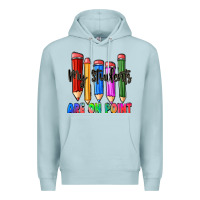 Blue Mist my students are on point Premium Hoodie - Zillion Design Studio