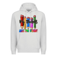 Dove Grey my students are on point Premium Hoodie - Zillion Design Studio