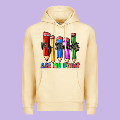 My Students Are On Point Premium Hoodie Designed By Zillion Design Studio