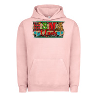 Pigment Salmon Western Christmas Mama Claus Urban Hoodie - RanaPortraitStore