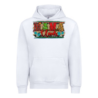 White Western Christmas Mama Claus Urban Hoodie - RanaPortraitStore