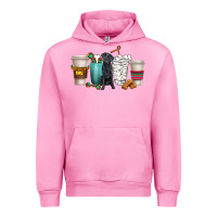 Fuchsia Pink labrador retriever dog coffee cups Urban Hoodie - texasbilliewilder