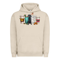 Pigment French Oak labrador retriever dog coffee cups Urban Hoodie - texasbilliewilder