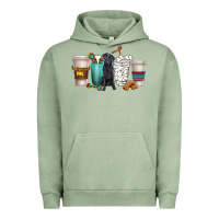 Pigment Oil Green labrador retriever dog coffee cups Urban Hoodie - texasbilliewilder