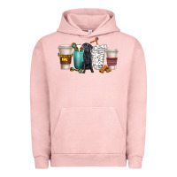 Pigment Salmon labrador retriever dog coffee cups Urban Hoodie - texasbilliewilder