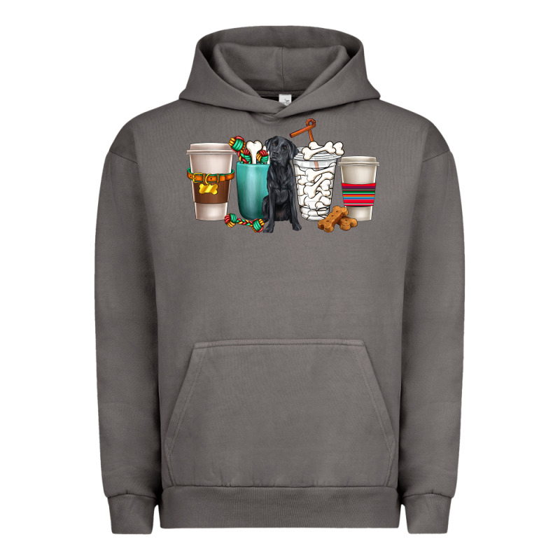 Labrador Retriever Dog Coffee Cups Urban Hoodie by texasbilliewilder | Teevron