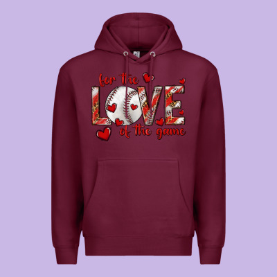 For The Love Of The Game Baseball Premium Hoodie Designed By Texasbilliewilder