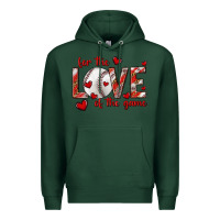 Sports Green for the love of the game baseball Premium Hoodie - texasbilliewilder