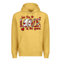 Antique Gold for the love of the game baseball Premium Hoodie - texasbilliewilder