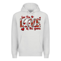 Dove Grey for the love of the game baseball Premium Hoodie - texasbilliewilder
