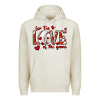 Oatmeal Heather for the love of the game baseball Premium Hoodie - texasbilliewilder