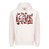 Pale Pink for the love of the game baseball Premium Hoodie - texasbilliewilder