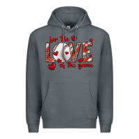 Rock for the love of the game baseball Premium Hoodie - texasbilliewilder