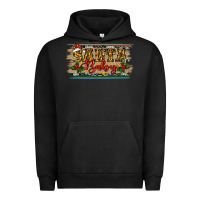 Pigment Black Santa Baby Western Christmas Urban Hoodie - RanaPortraitStore