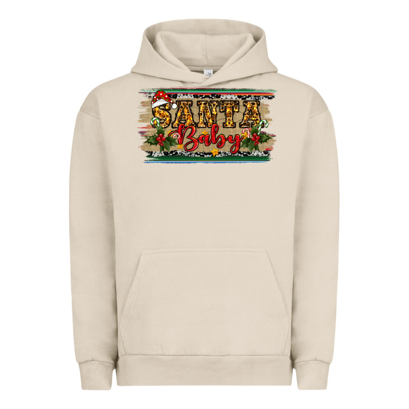 Santa Baby Western Christmas Urban Hoodie by RanaPortraitStore | Teevron
