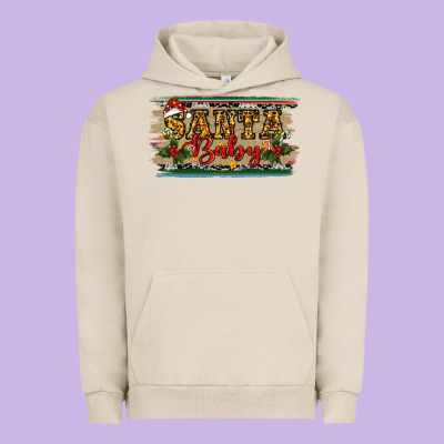 Urban Hoodie Santa Baby Western Christmas