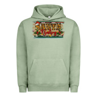 Pigment Oil Green Santa Baby Western Christmas Urban Hoodie - RanaPortraitStore
