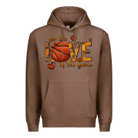 Chestnut for the love of the game basketball Premium Hoodie - texasbilliewilder