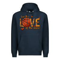 Navy for the love of the game basketball Premium Hoodie - texasbilliewilder