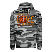 Slate Camo for the love of the game basketball Premium Hoodie - texasbilliewilder