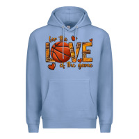 Colony Blue for the love of the game basketball Premium Hoodie - texasbilliewilder
