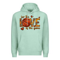 Seafoam for the love of the game basketball Premium Hoodie - texasbilliewilder