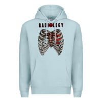 Blue Mist Radiology Premium Hoodie - RanaPortraitStore