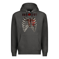 Charcoal Heather Radiology Premium Hoodie - RanaPortraitStore