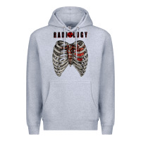 Heather Grey Radiology Premium Hoodie - RanaPortraitStore