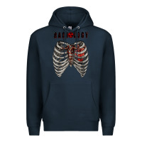 Navy Radiology Premium Hoodie - RanaPortraitStore