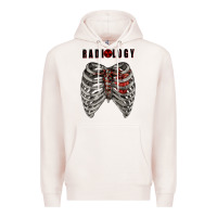Pale Pink Radiology Premium Hoodie - RanaPortraitStore