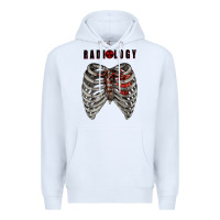 White Radiology Premium Hoodie - RanaPortraitStore