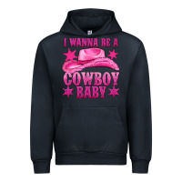 Navy i wanna be a cowboy baby Urban Hoodie - texasbilliewilder