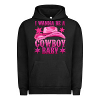Pigment Black i wanna be a cowboy baby Urban Hoodie - texasbilliewilder